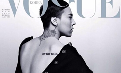 G-Dragon权志龙露背造型示人 背部纹身吸睛